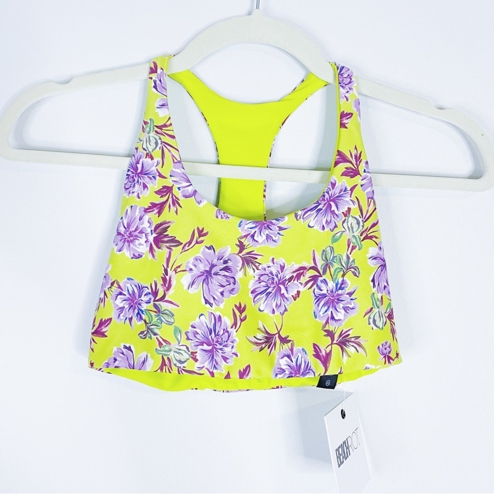 Beach Riot - Floral Racerback Bikini Top
